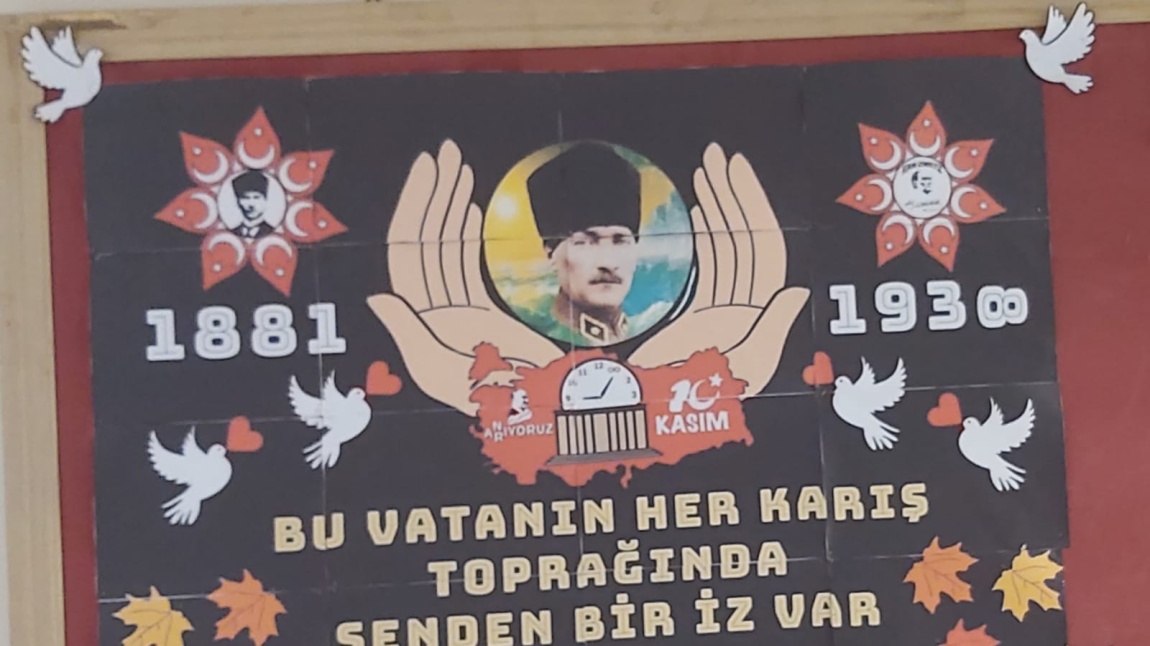 !0 KASIM ATATÜRK'Ü ANMA GÜNÜ PANO ÇALIŞMAMIZ